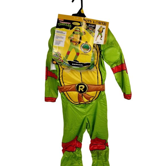 Rubies Boys L 10/12 Teenage Mutant Ninja Turtles Raphael Halloween Costume - Picture 8 of 9
